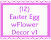 Easter Egg wFlower Deco1