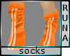 °R° Orange Socks