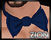 Single Blue Bow Tie