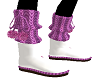 Kids Purple winter boots