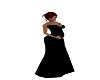 Black gown maternity