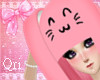 !Qri* Pink Bunny Hat