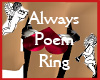 Always Poem Ring