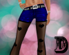 D Dark Blue Hearts Pants