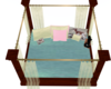 BlueDeerAntiqueBed