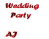 !AJ!wedding party