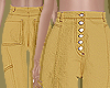 Yellow Cropped Jeans