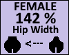 Hip Scaler 142% Female