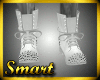 SM Silver Spiked Boots 