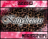 Kittylicious Sticker!