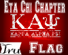 KAY Eta Chi Chapter Flag