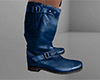 Blue Biker Boots (M)