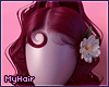 floral waves burgundy