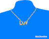 Luv name necklace {Gold}