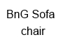 Black n Gold Sofa  Chair