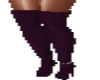 Sexy Dark Purple H Boots