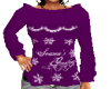 Purple Christmas Sweater