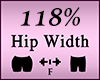 Hip Butt Scaler 118%