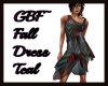 GBF~ Fall Dress Teal