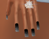 *Black G Nails