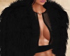 Leila Black Fur Coat