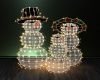 Snowman Family - Red/Grn