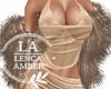 Gold fur wrap