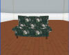 Green Flowered Sofa