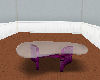 Purple Velvet Table