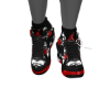 BLK RED WHITE SNEAKER M