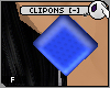 ~DC) ClipOns F [blue]