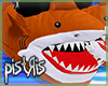 Shark Slippers - Orange