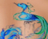 Blue Phoenix Belly tat 2