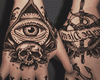 my eyes tattoo hands