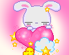[R] Bunny Heart Sticker