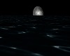Ocean Moon Night Scene