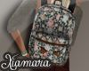 [X] Floral Backpack