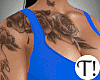 T! Lisa Blue Tank/Tatt