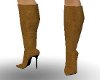 Brown Suede Boots