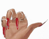 APEC RED NAILS + RINGS