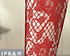 ♛Fiona Red Leca Heels