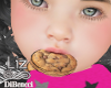 Kids Cookies In Mouth