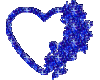 blue glitter heart