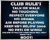 CLUB RULES 