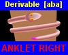 [aba] Anklet right serp