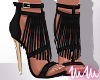 mm. Fringe Heels (Blk)