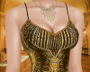 Symmetrical Gold Gown