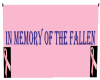 In Memory Banner