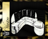 White&blk luxury sofa