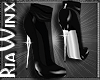 Wx:Black Heel w-Stocking